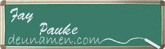 Fay Pauke Visitenkarte